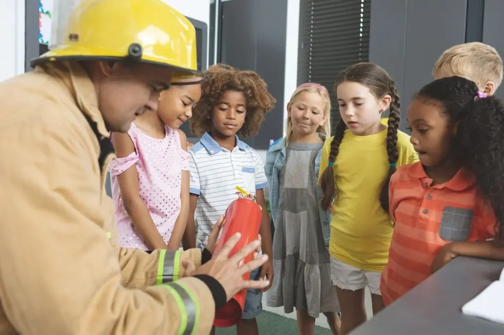 Educational activities for schools and community groups​ fire safely