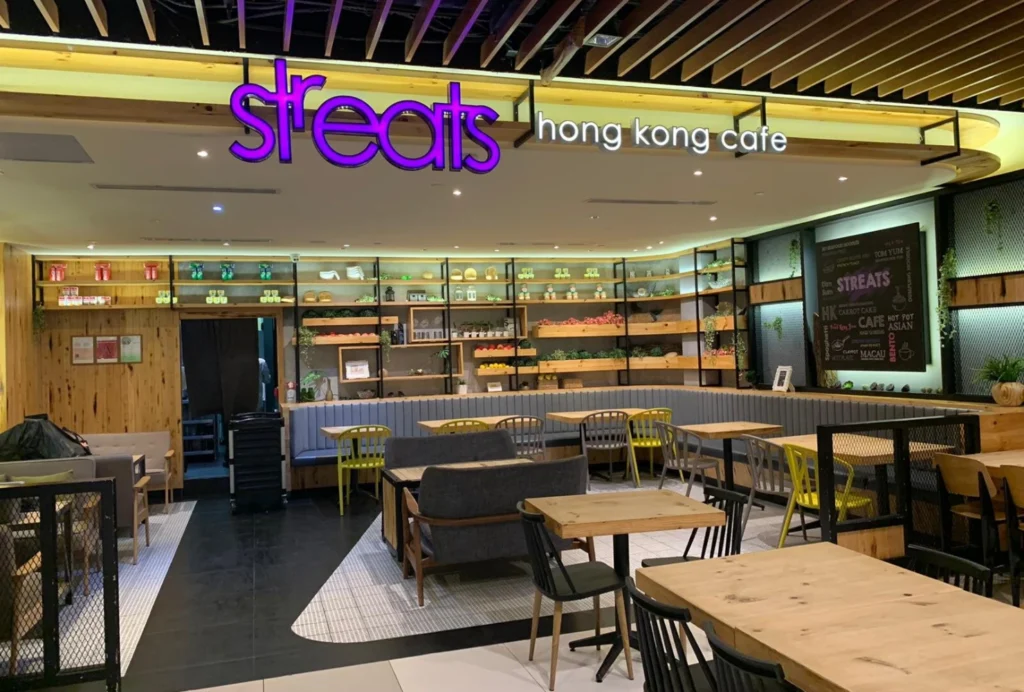 cafe menus, pricing, and delivery options