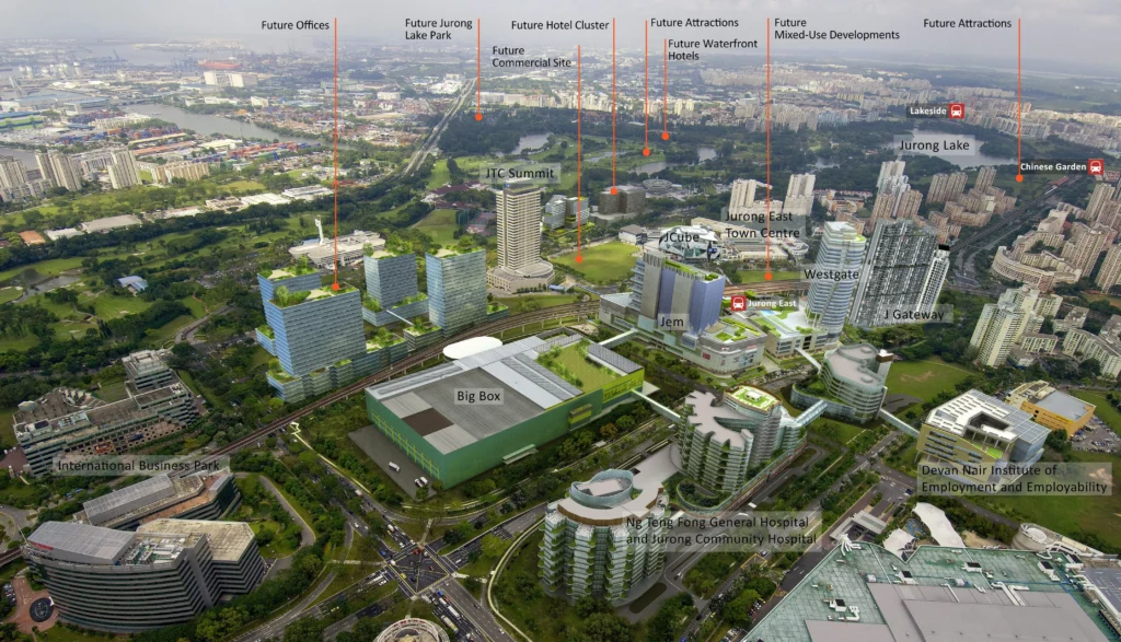 jurong lake district mrt and future development