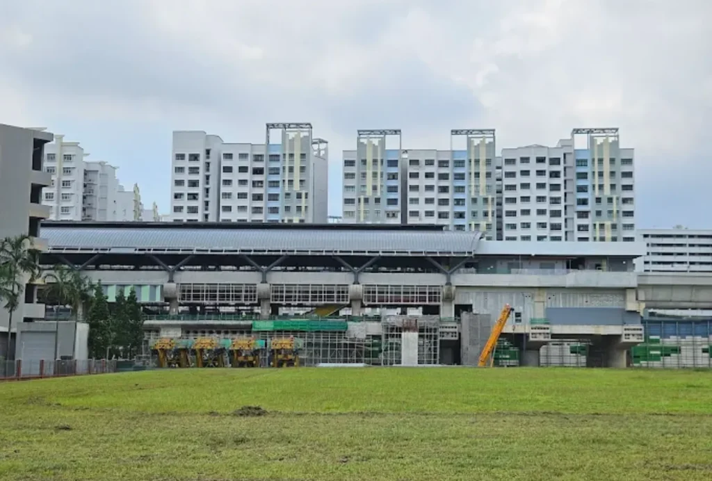 nearby residential streets and key landmarks